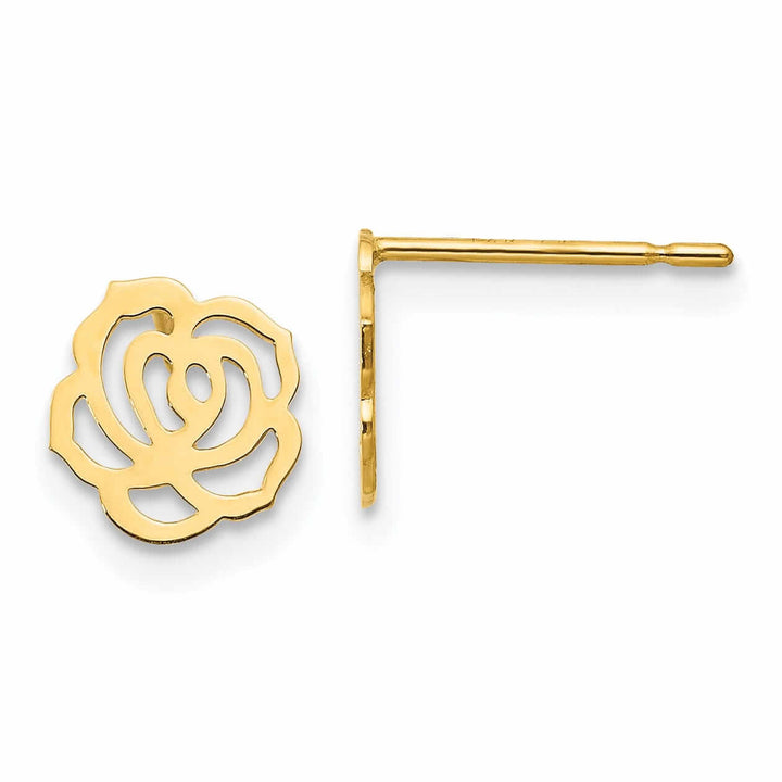 14k Madi K Childrens Flower Post Earrings