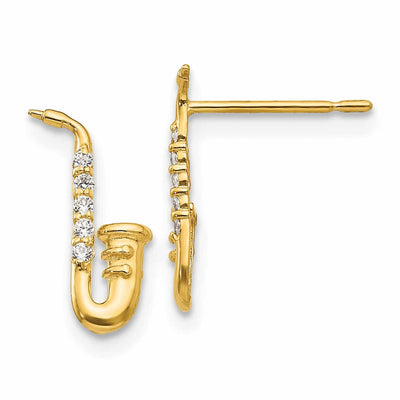 14k Madi K Saxaphone Post Earrings at $ 57.22 only from Jewelryshopping.com