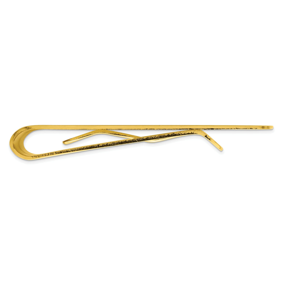 Gold Plated Patterned Edge Money Clip