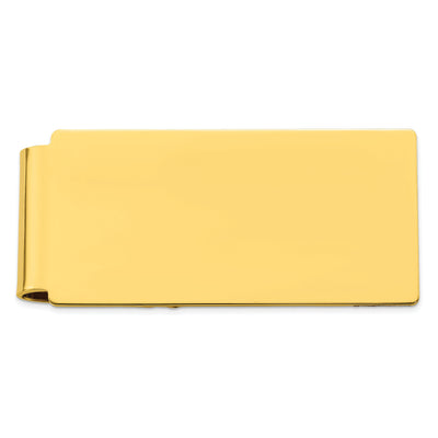 Gold Plated Polished Hinged Money Clip at $ 48.84 only from Jewelryshopping.com