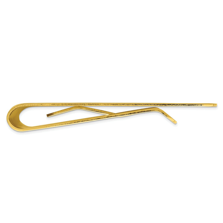 Gold Plated with Engravable Area Money Clip