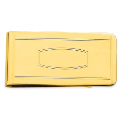 Gold Plated with Engravable Area Money Clip at $ 48.84 only from Jewelryshopping.com