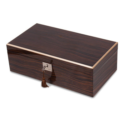 Ebony Veneer Multi Use Locking Collector Box at $ 188.1 only from Jewelryshopping.com