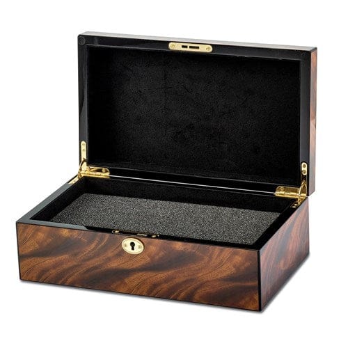 Tiger Wood Veneer Multi Use Collector Box