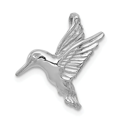 14K Yellow Gold Solid Open Back Polished Finish Flying Hummingbird Design Chain Slide Pendant will not fit Omega Chain at $ 98.89 only from Jewelryshopping.com