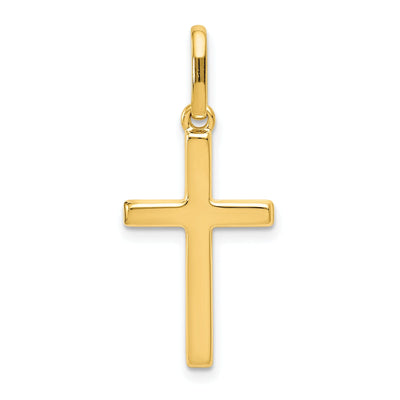 14k Yellow Gold Hollow Cross Pendant at $ 71.49 only from Jewelryshopping.com
