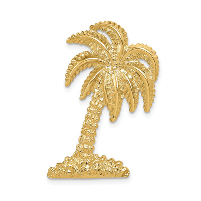 14k Yellow Gold Palm Tree Slide Pendant at $ 384.77 only from Jewelryshopping.com
