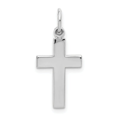 14k White Gold Latin Cross Pendant at $ 83.59 only from Jewelryshopping.com
