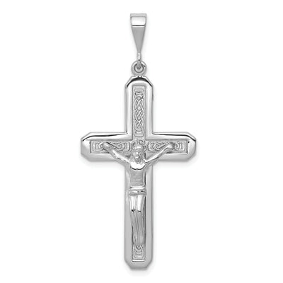 14k White Gold Crucifix Pendant at $ 327.25 only from Jewelryshopping.com
