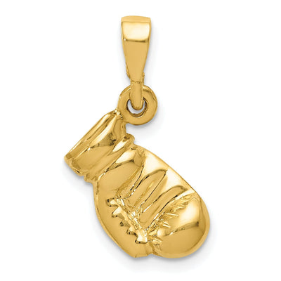 14k Yellow Gold Polished Boxing Glove Pendant at $ 132.09 only from Jewelryshopping.com