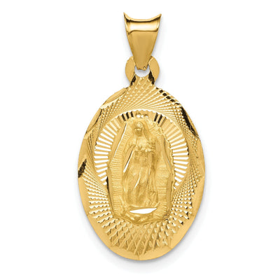 14k Yellow Gold Our Lady of Guadalupe Pendant at $ 125.9 only from Jewelryshopping.com