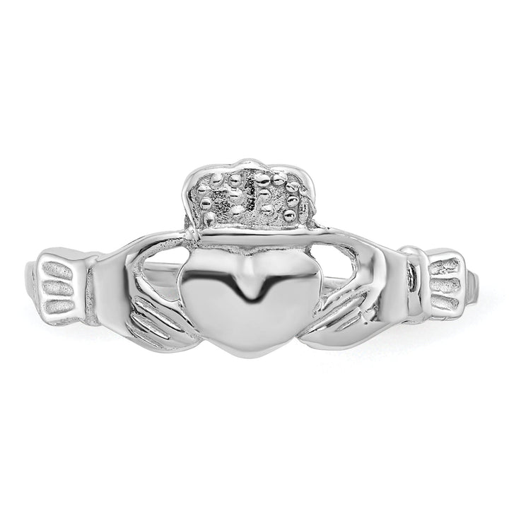 14kt White Gold Claddagh Ring