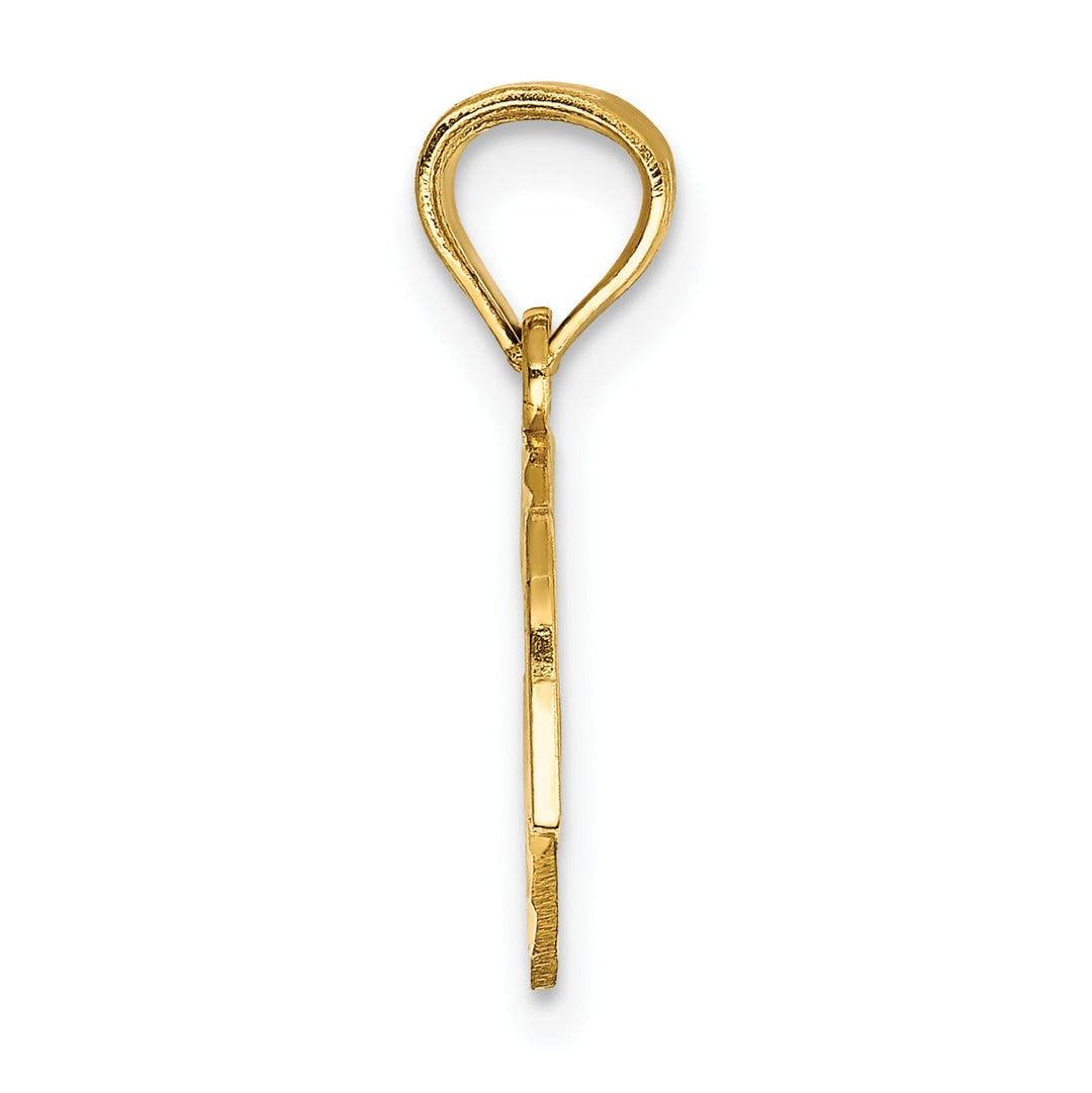 14k Yellow Gold 2-Piece Best Friend Heart Charm
