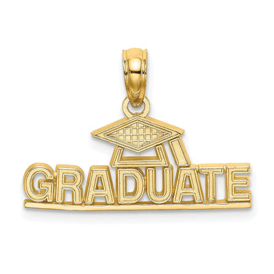 14k Yellow Gold Graduate Charm at $ 100.22 only from Jewelryshopping.com