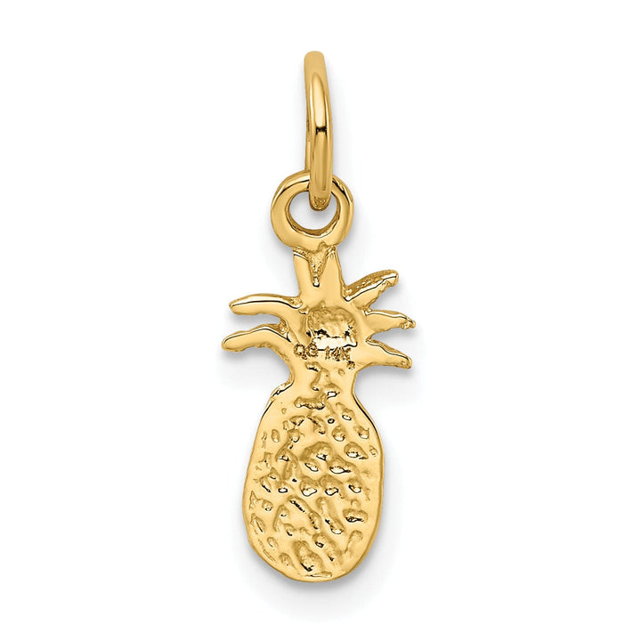 14k Yellow Gold Polished Pineapple Pendant