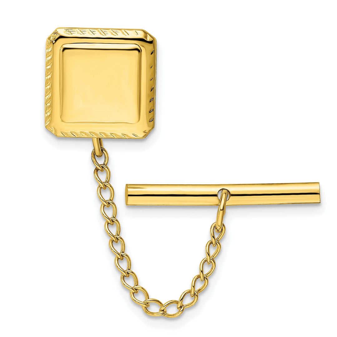 Gold Plated Square Tie Tac