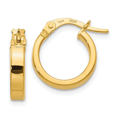 14k Yellow Gold Polished Earrings at $ 131.29 only from Jewelryshopping.com