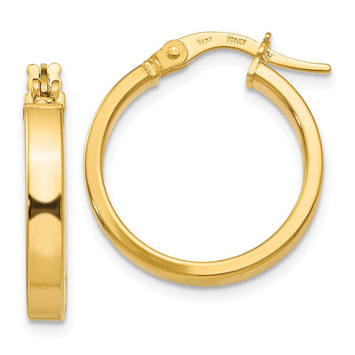 14k Yellow Gold Polished Earrings at $ 171.68 only from Jewelryshopping.com