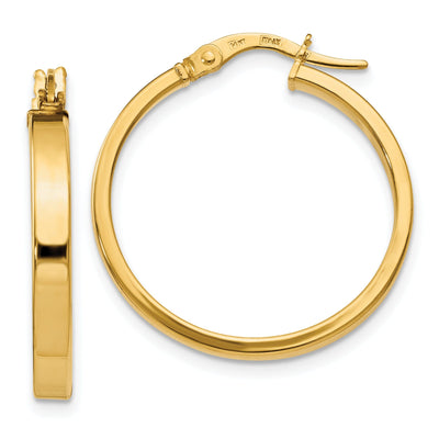 14k Yellow Gold Polished Earrings at $ 207.04 only from Jewelryshopping.com