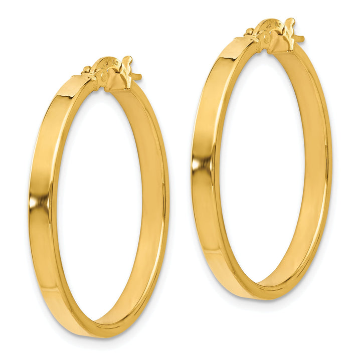 14k Yellow Gold Polished Finish Earrings