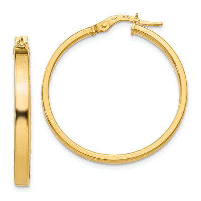 14k Yellow Gold Polished Earrings at $ 240.75 only from Jewelryshopping.com