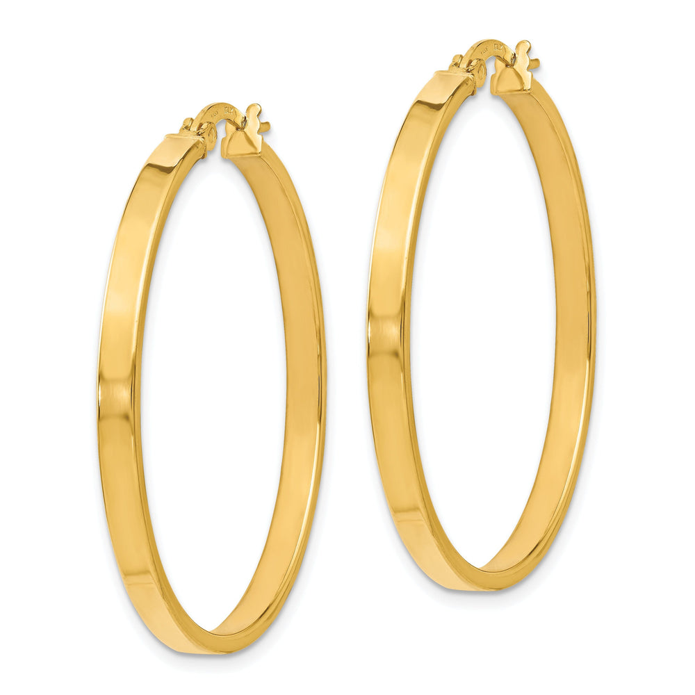 14k Yellow Gold Polished Finish Earrings