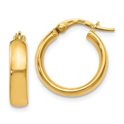 14k Yellow Gold Polished Earrings at $ 164.12 only from Jewelryshopping.com