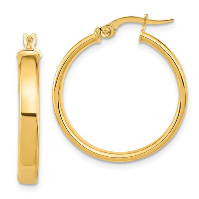 14k Yellow Gold Polished Earrings at $ 228.5 only from Jewelryshopping.com