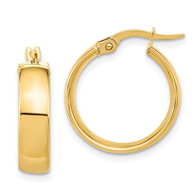 14k Yellow Gold Polished Earrings at $ 241.13 only from Jewelryshopping.com