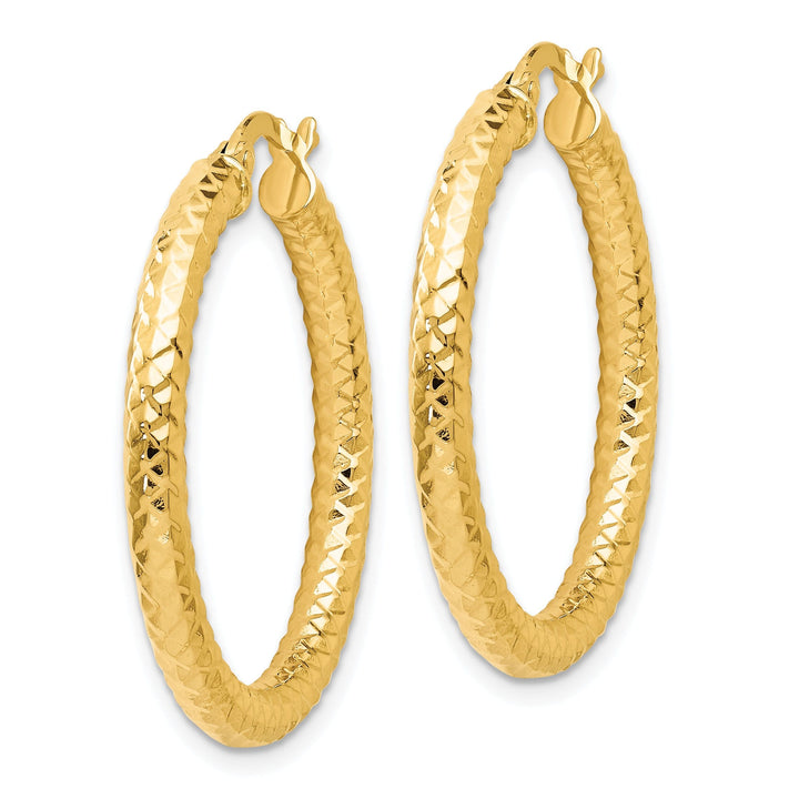 14k Yellow Gold Forever Lite Hoop Earrings