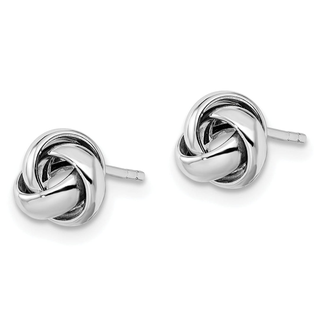 14k White Gold Post Earrings