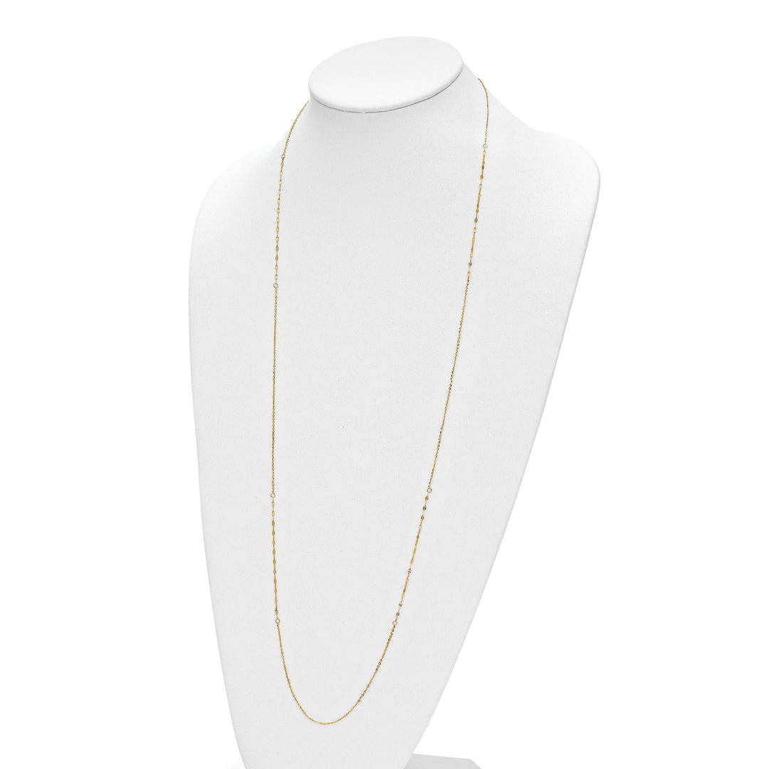 Leslie 14k Yellow Gold Polished Fancy Necklace