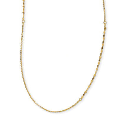 Leslie 14k Yellow Gold Polished Fancy Necklace at $ 331.47 only from Jewelryshopping.com