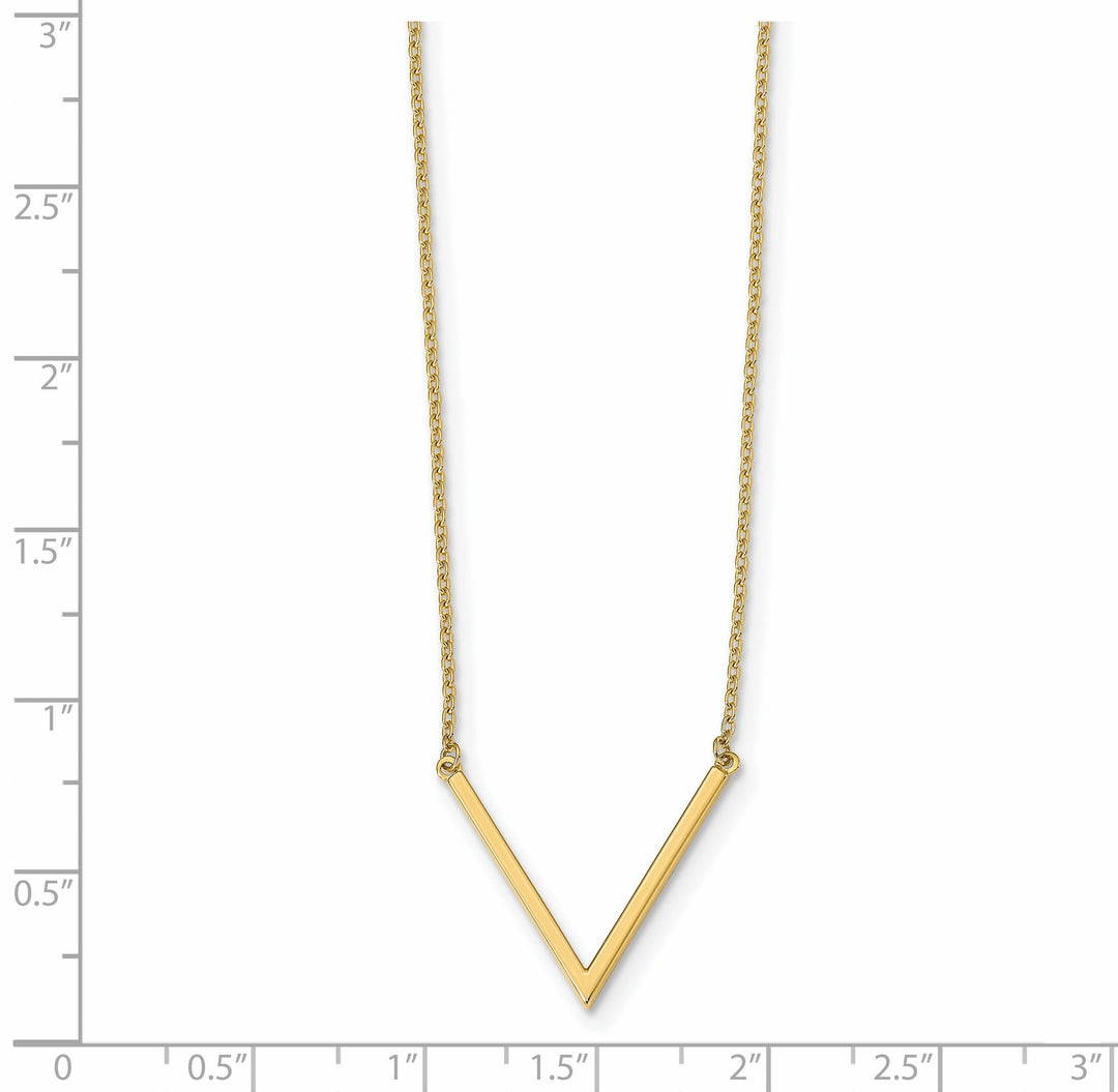 14k Yellow Gold Polished Necklace