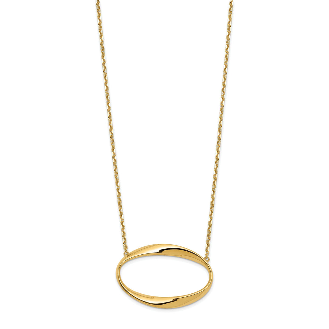 Leslie 14k Yellow Gold Polished Necklace