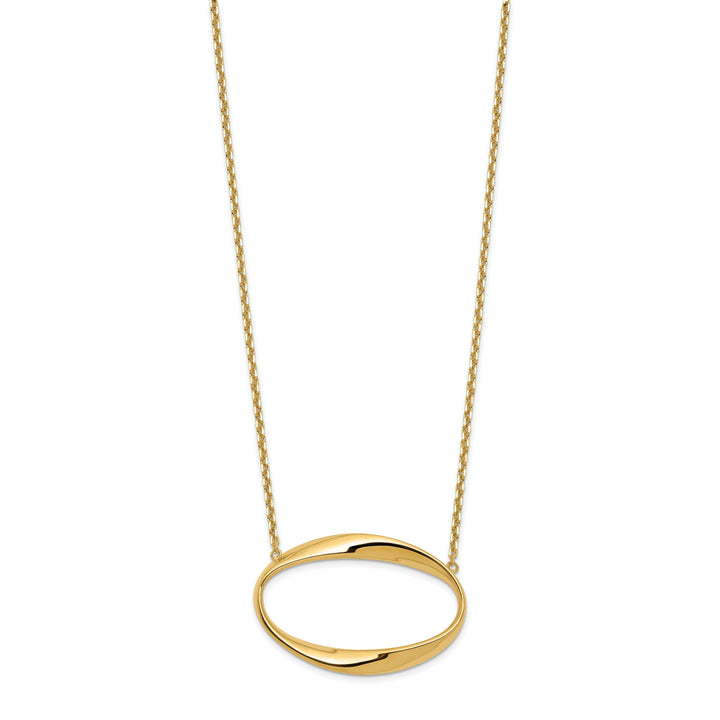 Leslie 14k Yellow Gold Polished Necklace