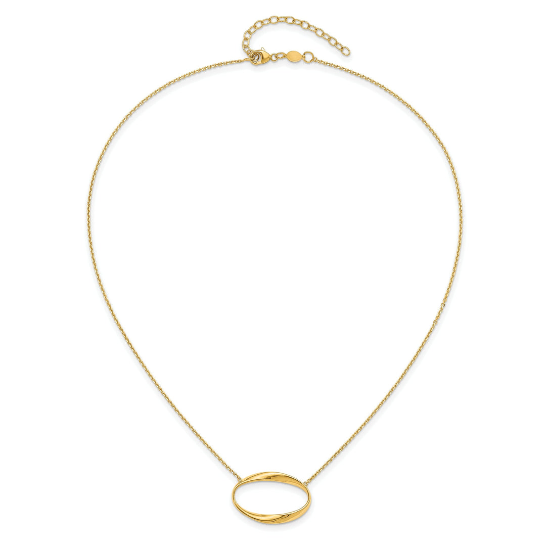 Leslie 14k Yellow Gold Polished Necklace