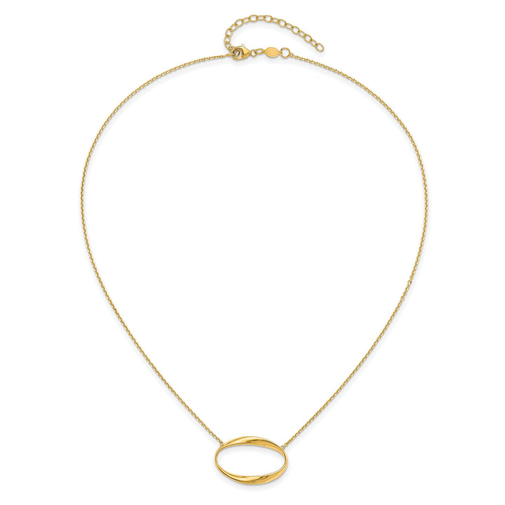 Leslie 14k Yellow Gold Polished Necklace