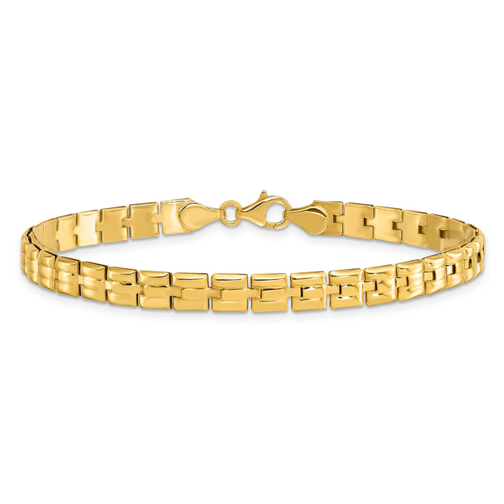 Leslie 14k Yellow Gold Polished Fancy Bracelet