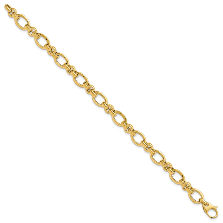 14k Yellow Gold Polished Bracelet