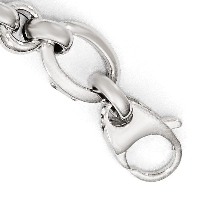 14k White Gold Polished Bracelet