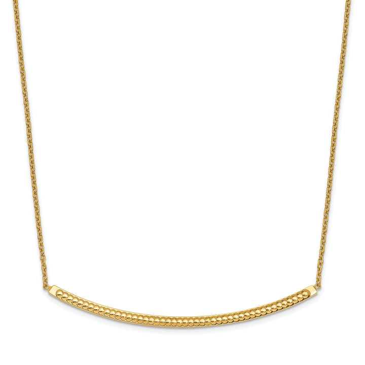 14k Yellow Gold Polished D.C Necklace
