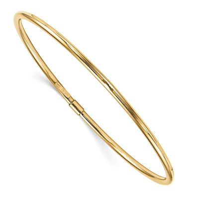 14k Yellow Gold Polished Bangle at $ 297.43 only from Jewelryshopping.com