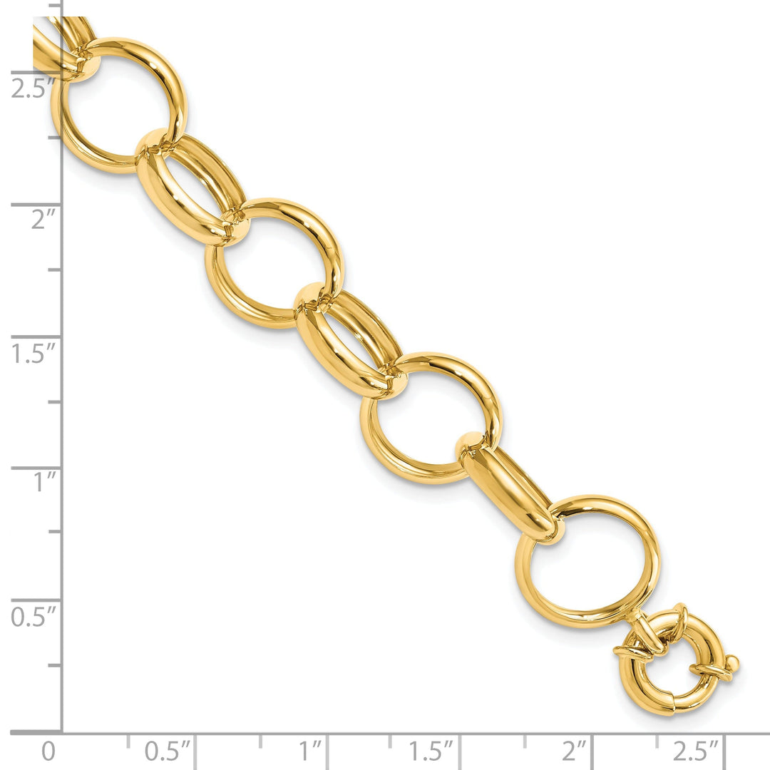 14k Yellow Gold Bracelets