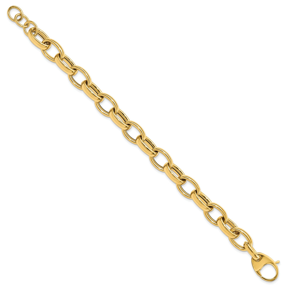 14k Yellow Gold Fancy Link Bracelet