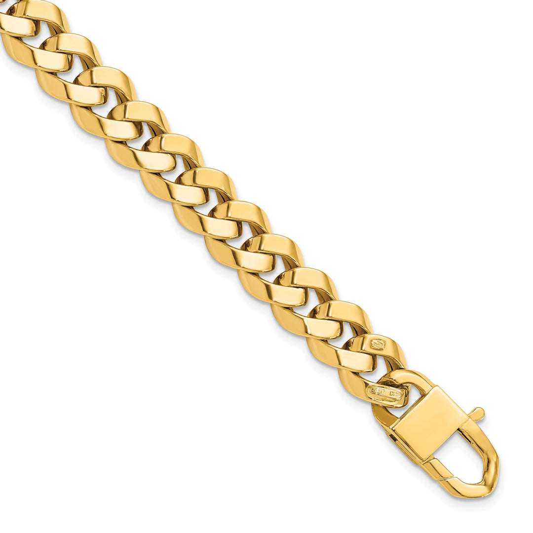 14k Yellow Gold Polished Fancy Link Bracelet