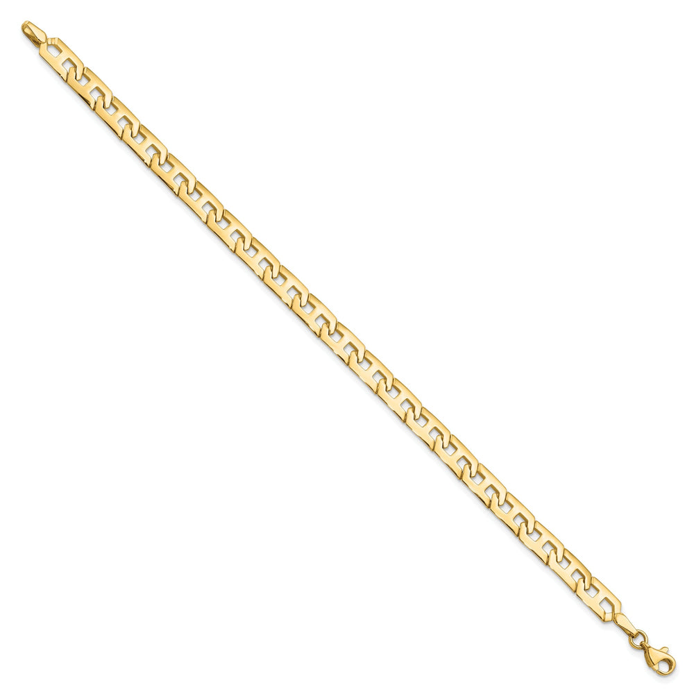 14k Yellow Gold Polished Fancy Link Bracelet