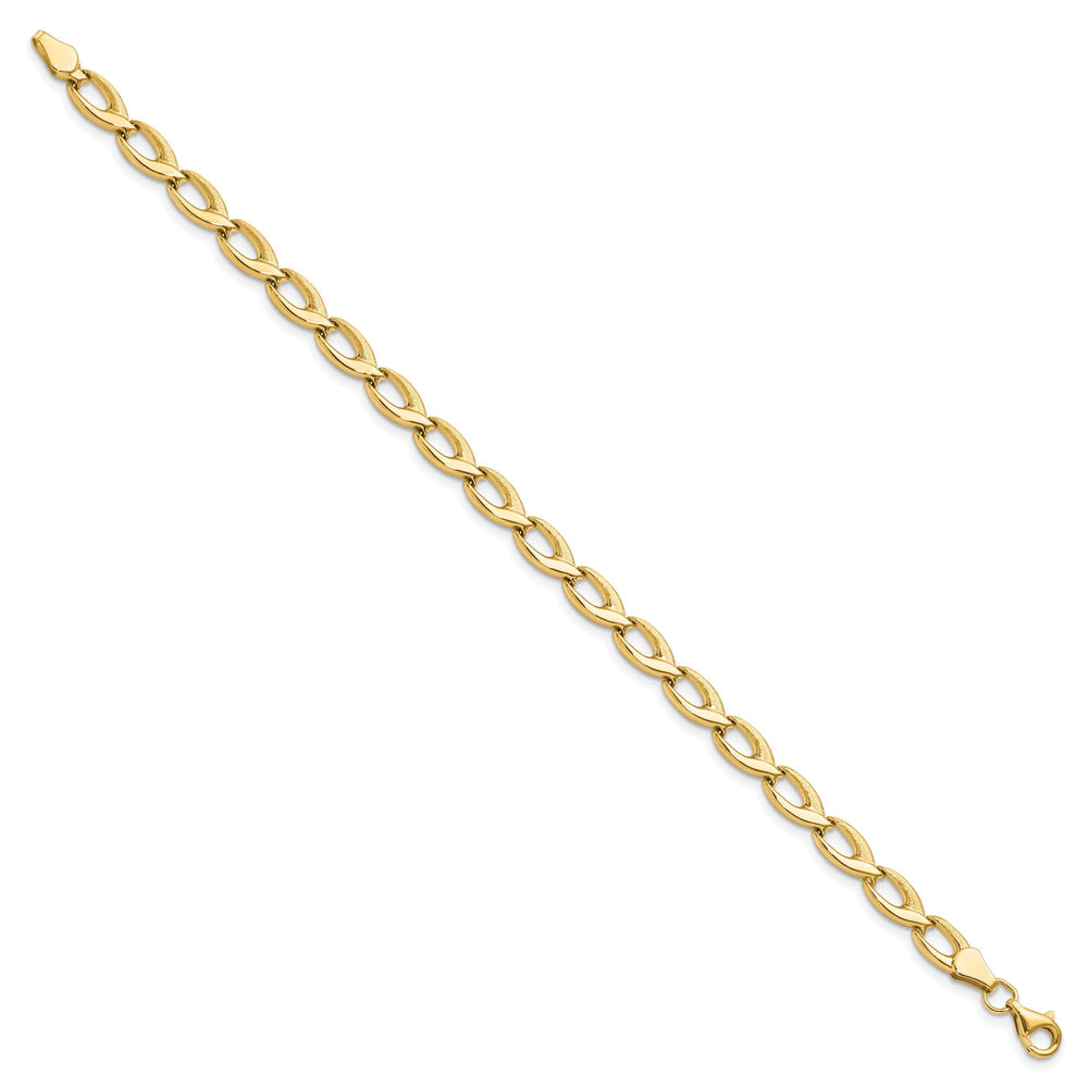 14k Yellow Gold Fancy Link Bracelet