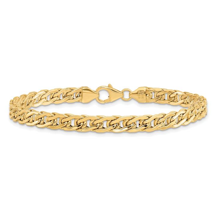 14k Yellow Gold Polished Fancy Link Bracelet