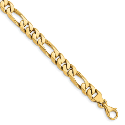 14k Yellow Gold Solid 8.00mm Figaro Link Chain at $ 2543.76 only from Jewelryshopping.com